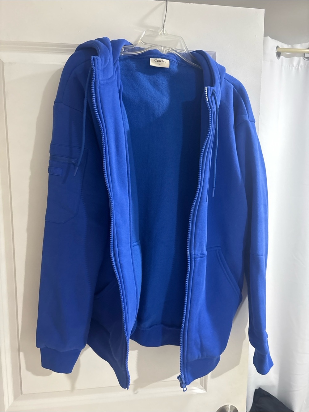 Comfit Women's Royal Blue Full-Zip Hoodie